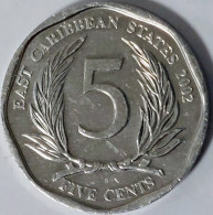 Eastern Caribbean States - 5 Cents 2002, KM# 36 (#2036) - Caraïbes Orientales (Etats Des)