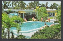 United  States, Naples, Flamingo Apartments, The Pool, 1976. - Naples