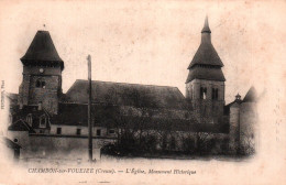 CPA - CHAMBON S/VOUEIZE - L'église Monument Historique - Edition Pinthon - Chambon Sur Voueize