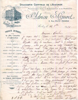 FACTURE.12.AVEYRON.RODEZ.DROGUERIE CENTRALE.FOURNITURES POUR PHOTOGRAPHIE & PHARMACIE.A.SEGURET 2 RUE MARIE - Drogerie & Parfümerie