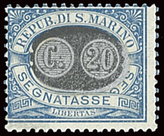 SAN MARINO 1931 SEGNATASSE 20 Su 10 CENT. (Sass. 36) NUOVO INTEGRO ** OFFERTA! - Portomarken