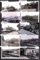 Rutland Uppingham Railway Train Station Lot Of 10 Photos 9 X 14 Cm - Rutland
