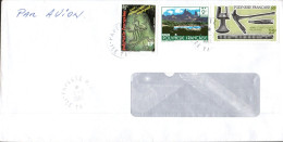 POLYNESIE AFFRANCHISSEMENT COMPOSE SUR LETTRE POUR LA FRANCE 1986 - Covers & Documents