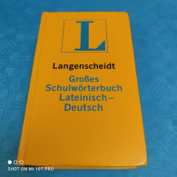 Langenscheidt - Grosses Schulwörterbuch Lateinisch - Deutsch - Diccionarios