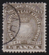 British East Africa    .    SG   .     4    .    O   .     Cancelled - África Oriental Británica