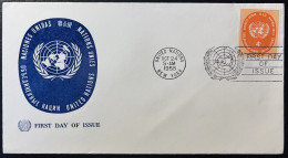 COVER / ONU United Nations FDC NEW YORK 1958 - Lettres & Documents