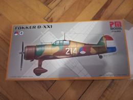 Fokker D-XXI (summer), 1/72, PM Model - Airplanes & Helicopters