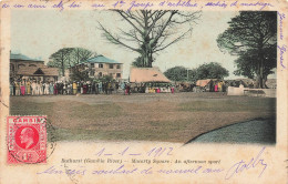 GAMBIE - BATHURST - (GAMBIA RIVER) - MACARTY SQUARE - AN AFTERNOON SPORT - Gambia