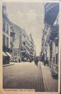 Blankenberge Rue De L’ Eglise Gelopen 1921 - Blankenberge