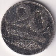 LATVIA 20 SANTIMI 1922 - Lettonie