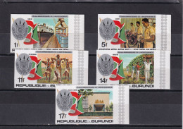 Burundi Nº 784sd Al 788sd SIN DENTAR - Unused Stamps