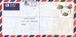 AFRIQUE DU SUD SEUL SUR LETTRE RECOMMANDEE POUR LA FRANCE 1991 - Briefe U. Dokumente