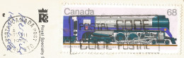 CANADA - 68 CENTS FRANKING (Mi #983 ALONE) ON PC (VIEW OF TORONTO) FROM TORONTO TO FRANCE - 1986 - Cartas & Documentos