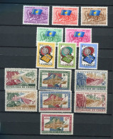 Rep. Congo - 3 Sets - 1961-1963 - OCB 415-419; 462-464; 507-513 - MNH ** - Indépendance Malaria Economy - Cv € 5,20 - Unused Stamps
