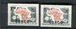 R.D. Congo - 1960 - OCB 413-414 - MNH ** - C.C.T.A. Opdruk Surchargé Frans Nederlands - Cv € 1,80 - Ongebruikt