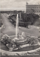 CARTOLINA  ROMA,LAZIO-FONTANA DELLE NAIADI E STAZIONE TERMINI-STORIA,MEMORIA,CULTURA,BELLA ITALIA,VIAGGIATA 1953 - Stazione Termini