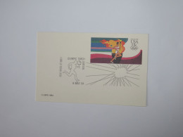 USA OLYMPIC TORCH STATION FDC 1984 - Andere & Zonder Classificatie