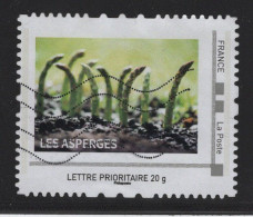 Timbre Personnalise Oblitere - Lettre Prioritaire 20g - Les Asperges - Oblitérés