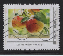 Timbre Personnalise Oblitere - Lettre Prioritaire 20g - Les Pommes - Gebraucht