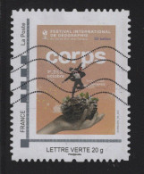 Timbre Personnalise Oblitere - Lettre Verte 20g - Corps - Oblitérés