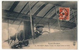 CPA - FRANCE - AVIATION - Lyon-Aviation - METROT (Biplan Voisin) Au Départ Avant Sa Chute - ....-1914: Precursors