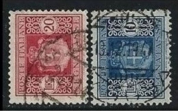 ● ITALIA  LUOGOTENENZA 1945 ֎ Segnatasse ֎ N.° 95 / 96 Usati ● Cat. 55 € ● Fil. SB ● Lotto N. 645 ● - Postage Due