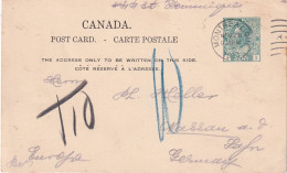 CANADA ENTIER POSTAL MONTREAL 1913 - 1903-1954 De Koningen