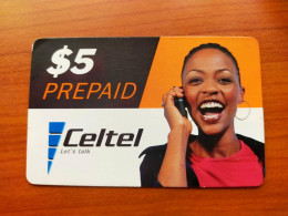 Zambia - Celtel - Lady CE-ZM$5 - - Sambia