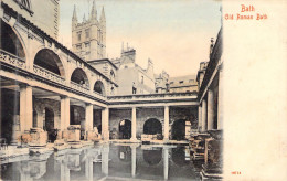 ROYAUME UNI - BATH - Old Roman Bath - Carte Postale Ancienne - Other & Unclassified