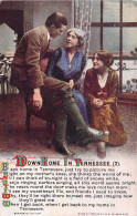 ETATS UNIS - Down Home In Tenessee - Homme En Costume Récite Un Poème à Sa Famille - Carte Postale Ancienne - Sonstige & Ohne Zuordnung