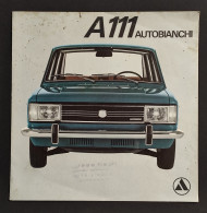 A 111 Autobianchi - Depliant - Motores