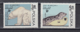 Poland 1978 Zoo Warsaw Icebear & Seal 2v ** Mnh ('58574) - Faune Arctique