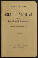 Abbaco Intuitivo - A. Zaccaria - Ed. Paravia - 1906 - Kinder