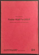 Beschreibung Focke-Wulf Fw 200 F - Luftfarth Dokumente LD9 - Motores