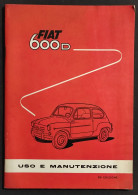 Fiat 600D - Uso E Manutenzione - 1962 - Motores