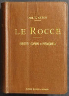 Le Rocce - E. Artini - Ed. Hoepli - 1919 - Handbücher Für Sammler