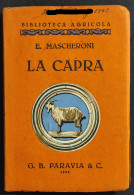 La Capra - E. Mascheroni - Ed. Paravia - 1928 - Animaux De Compagnie