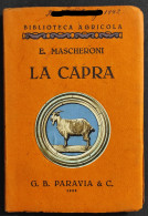 La Capra - E. Mascheroni - Ed. Paravia - 1928 - Tiere