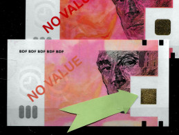 Testnote "BDF" 200 Euros Testnote, RRRRR, UNC,  Echantillon, Pale Pink Quadrat, Test Note - 200 Euro