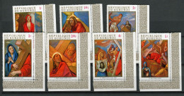 Burundi - 1970 - OCB 366-372 - MNH ** - Pasen Pâques Easter Religion Kruisweg Chemin Croix Cross - Cv € 2,00 - Nuevos