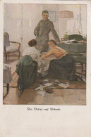 AK Künstlerkarte Wennerberg - Der Vetter Auf Urlaub - Deutscher Soldat Und Frauen - 1917 (63642) - Wennerberg, B.