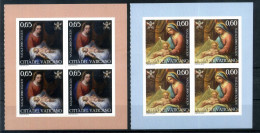 2010 VATICANO SET MNH ** BLOCCHI DI 4, Natale Christmas - Unused Stamps