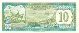 Netherlands Antilles 10 Gulden 1984 Unc Pn 16b - Antillas Neerlandesas (...-1986)