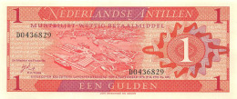 Netherlands Antilles 1 Gulden 1970 Unc Pn 20a - Netherlands Antilles (...-1986)