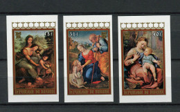 Burundi - 1976 - OCB PA435-437 - MNH ** - ND Imperf - Kerstmis Noël Christmas Nativity Religion Art Paintings  - Cv € 7, - Nuevos