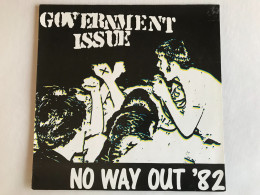 GOVERNMENT ISSUE - No Way Out '82 - LP - GREEN - Punk