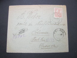 1920 , Einschreiben Aus CRAIOVA  Nach Frankreich - Brieven En Documenten