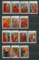 Burundi - 1970 - OCB 366-372; PA129-135 - MNH ** - Pasen Pâques Easter Religion Kruisiging Crucifixion Paintings - Cv € - Nuevos