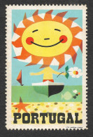 Portugal Grand Vignette Touristique Soleil Plage Sun Beach Tourism Cinderella Poster Stamp - Ortsausgaben