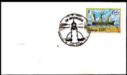CUBA 1992 Lighthouse ,Leuchtturm,Phares,Habana,Ship,Architecture Cancellation Cover (**) - Storia Postale